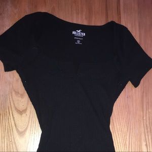 Black hollister body suit